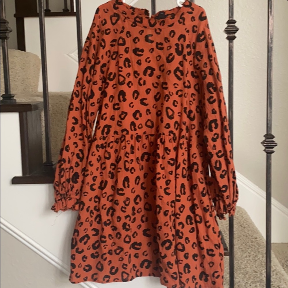 Art Class Cheetah Print Dress